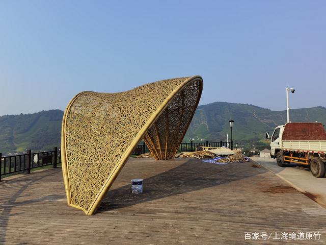 尊龙凯时AG旗舰厅文旅特色竹景观（竹编）个性竹建筑项目案例分享 令人赏心悦目(图1)